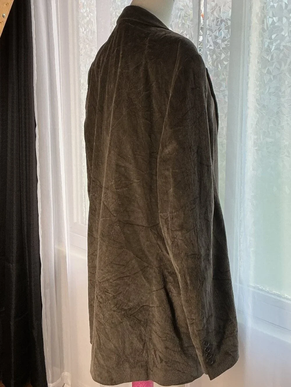 Club Room Macy’s Men’s 44L Brown Cotton Corduroy Blazer Sport Coat